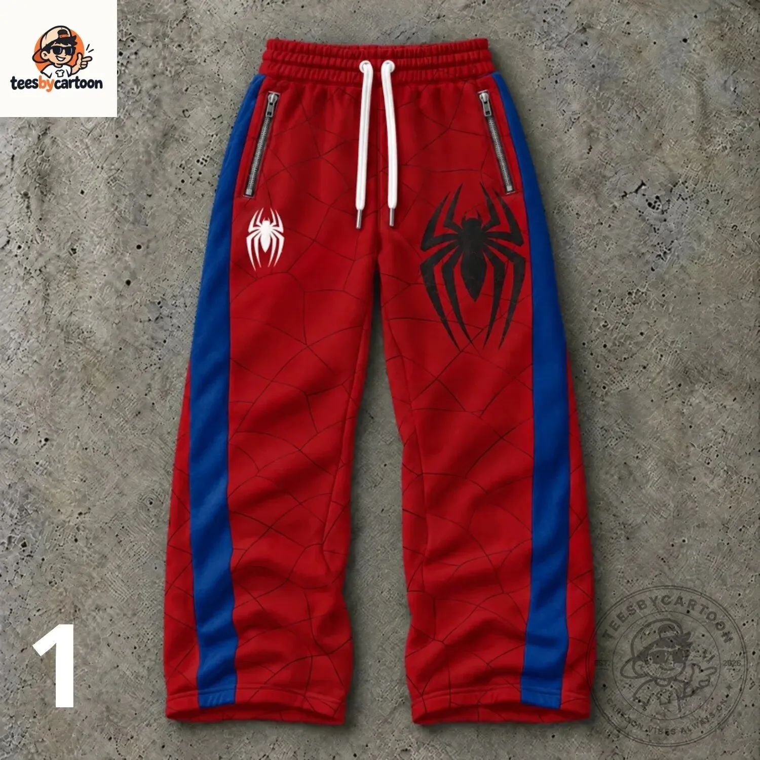 Spider-Man Graphic Red Sweatpants 7 Spider-Man Graphic Red Sweatpants