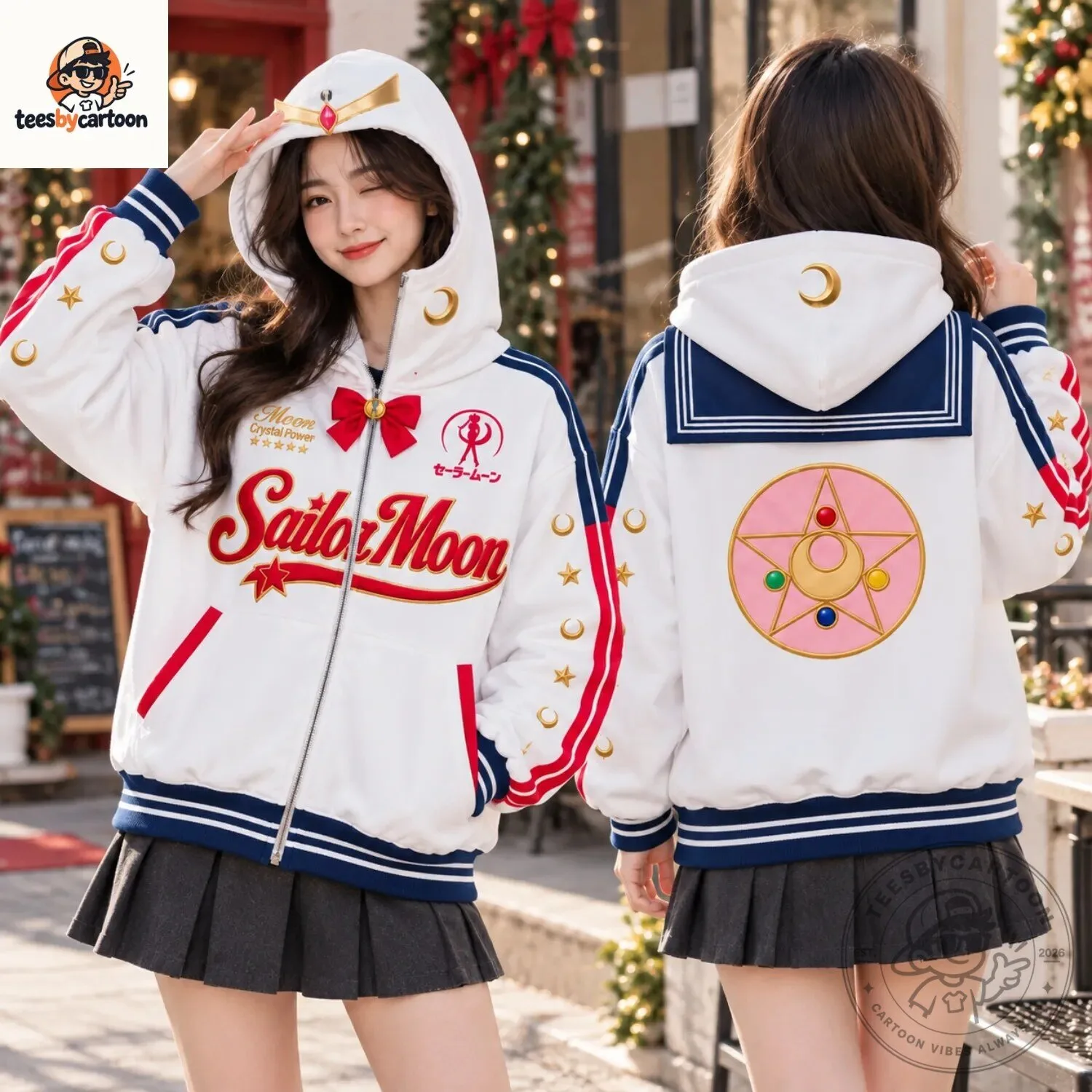 Moon Hoods Sailor Moon Crystal Power Full Zip Mask Hoodie 5 Moon Hoods Sailor Moon Crystal Power Full Zip Mask Hoodie