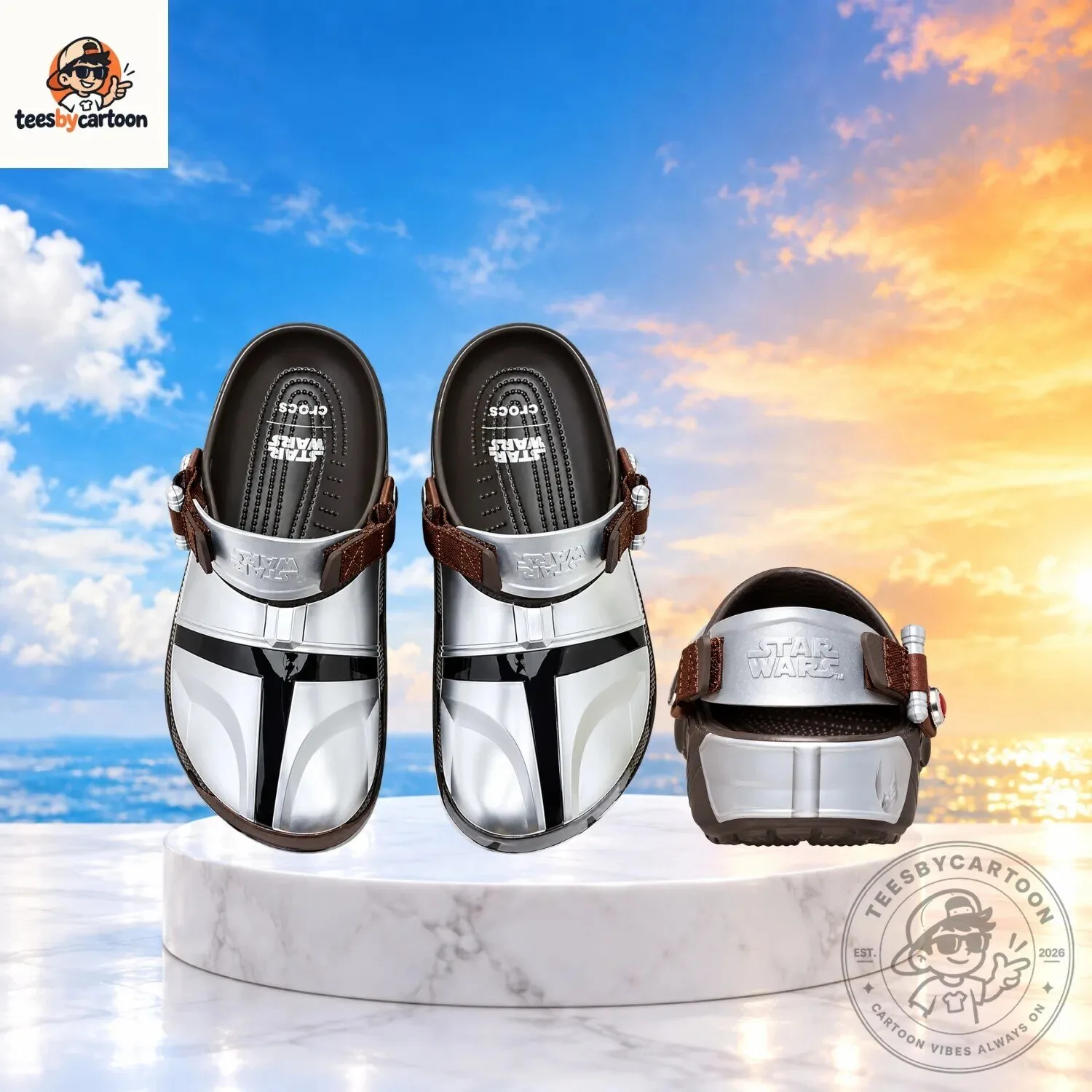 Star Wars The Mandalorian Beskar Armor Classic Clogs 5 Star Wars The Mandalorian Beskar Armor Classic Clogs