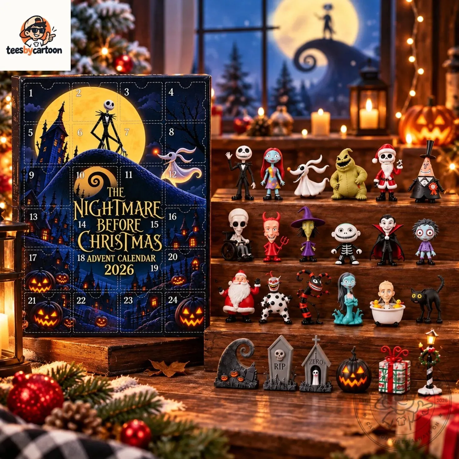 Tim Burton's The Nightmare Before Christmas 2026 Advent Calendar 3 Tim Burton