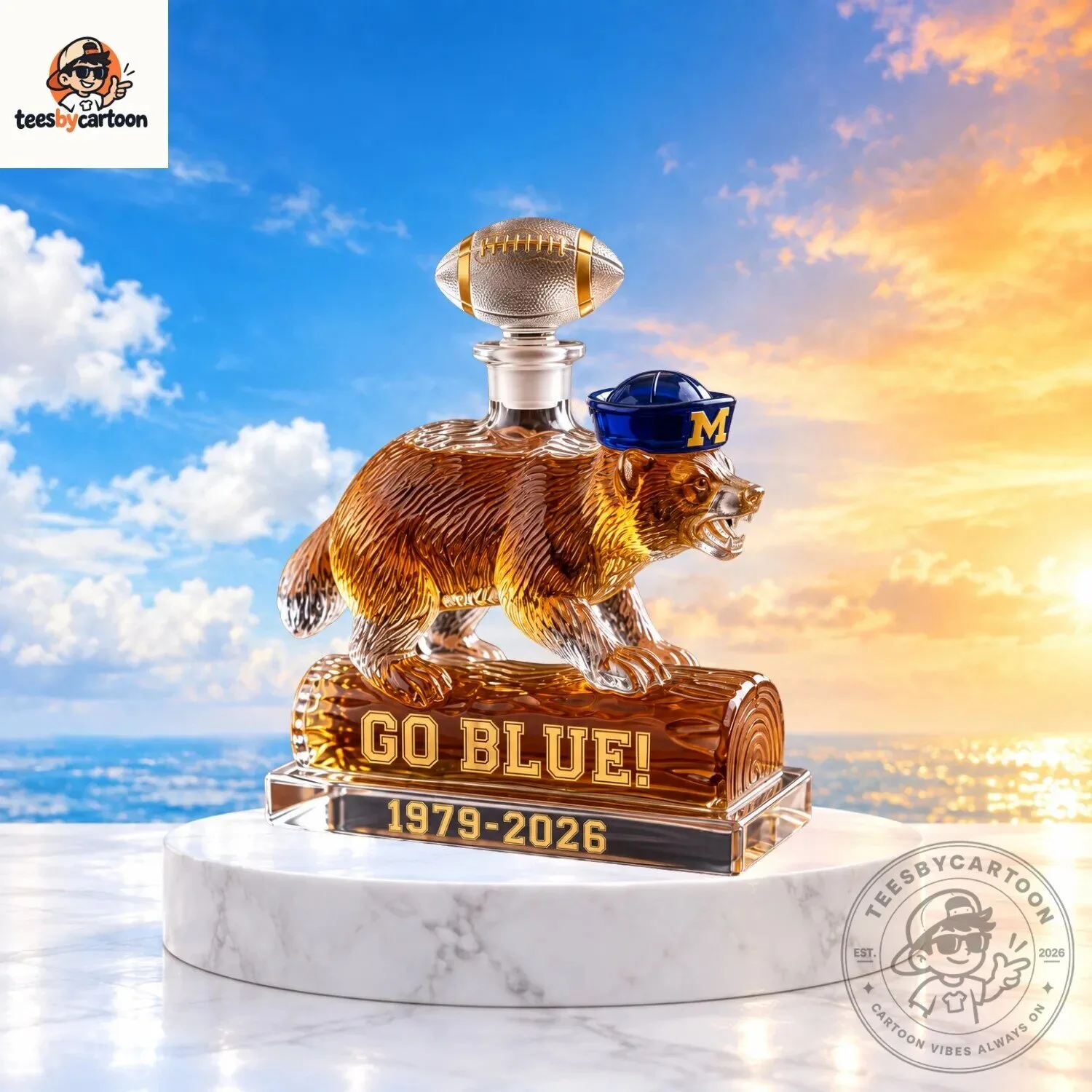 Michigan Wolverines Wolverine Decanter