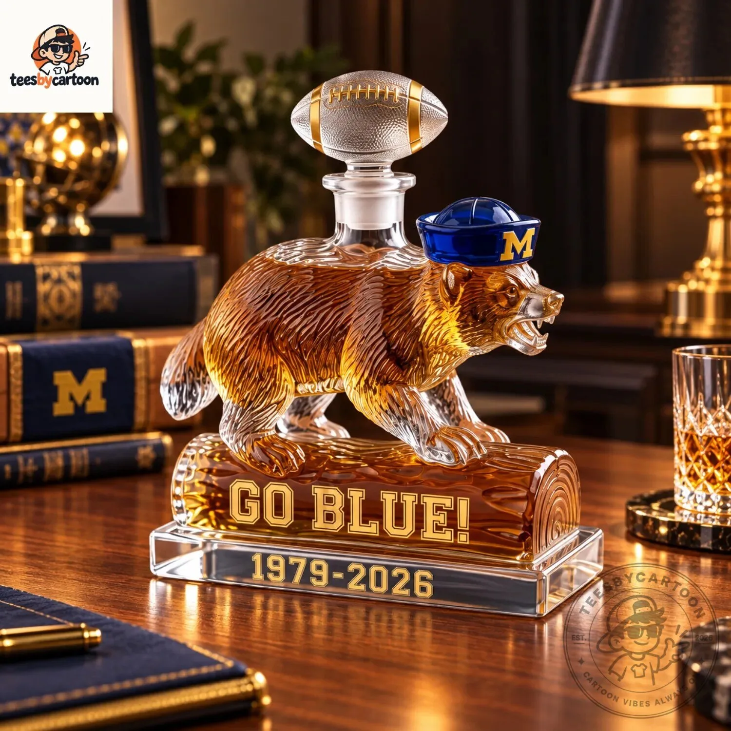 Michigan Wolverines Wolverine Decanter 5 Michigan Wolverines Wolverine Decanter