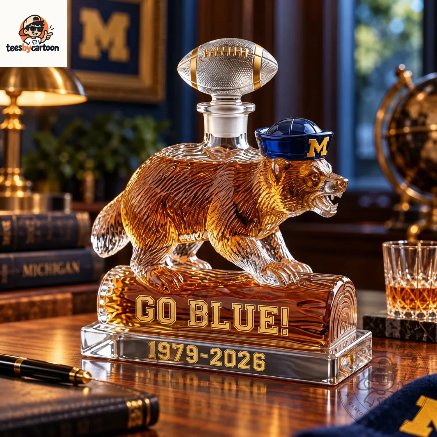 Michigan Wolverines Wolverine Decanter 6 Michigan Wolverines Wolverine Decanter