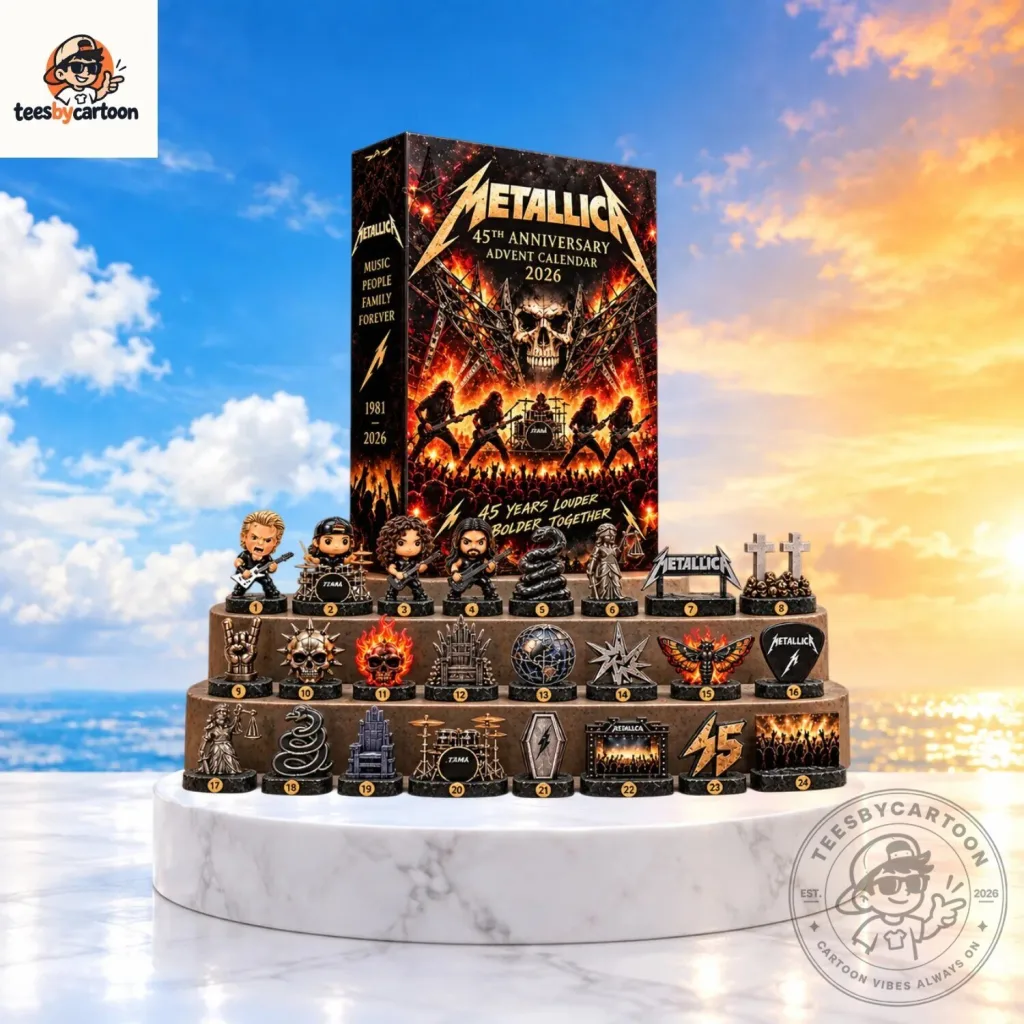 Metallica 45th Anniversary 2026 Christmas Advent Calendar Metallica 45th Anniversary 2026 Christmas Advent Calendar