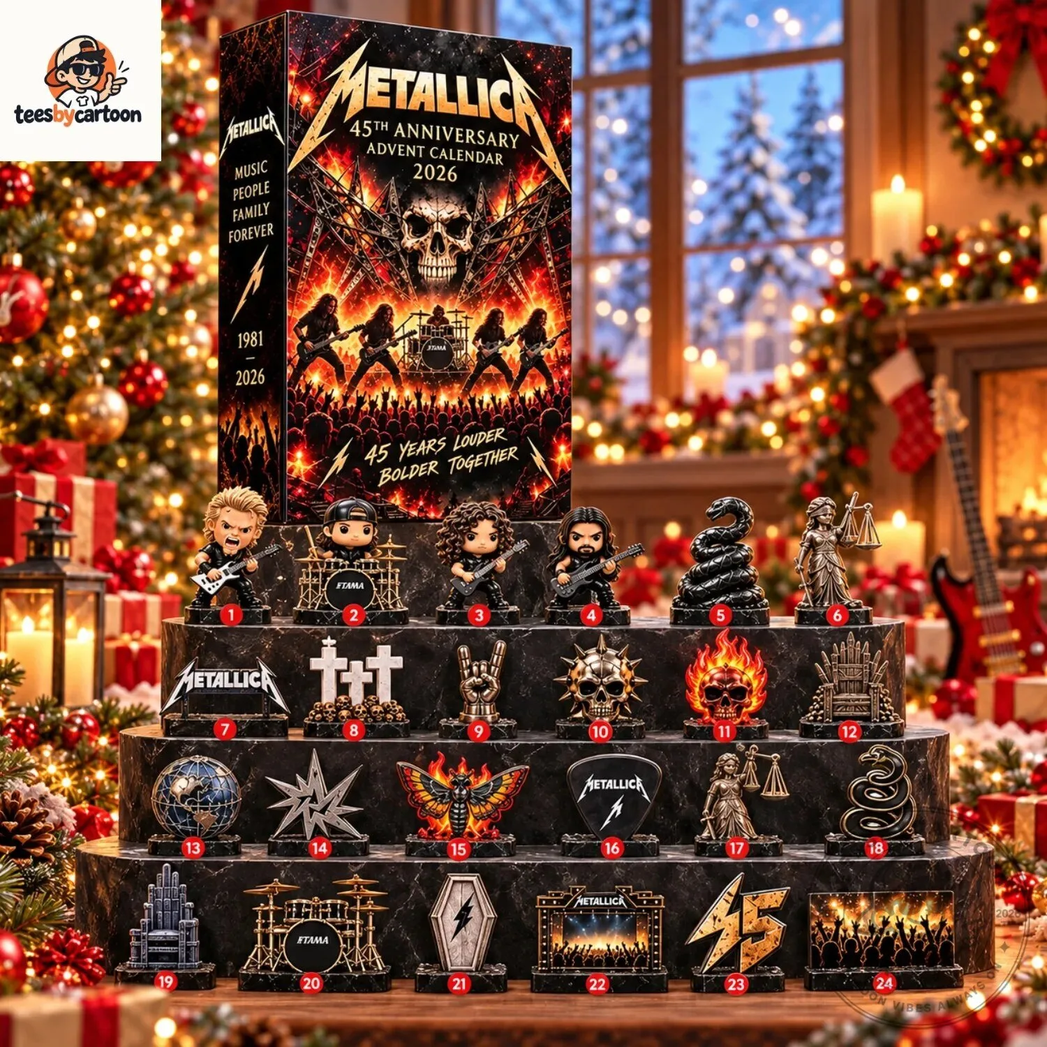 Metallica 45th Anniversary 2026 Christmas Advent Calendar 3 Metallica 45th Anniversary 2026 Christmas Advent Calendar