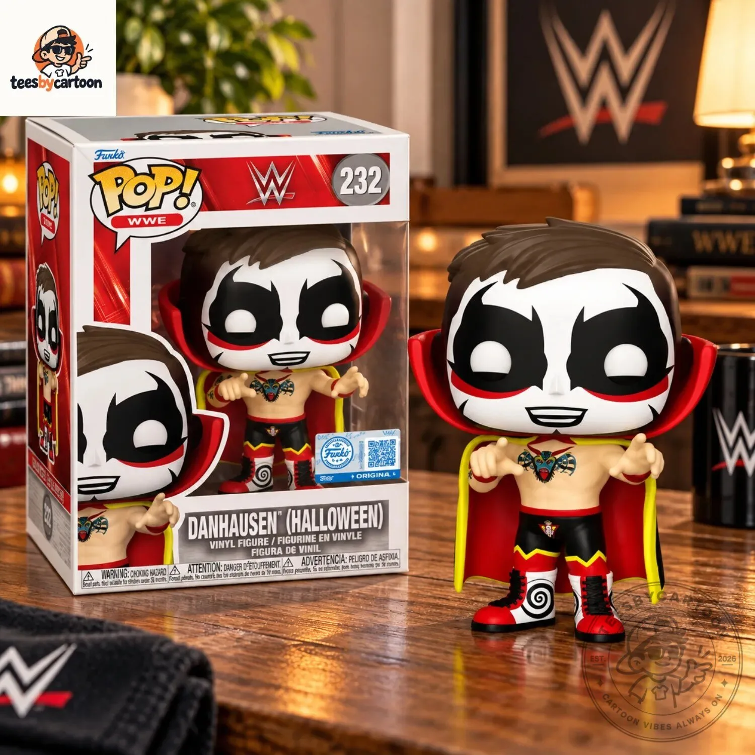 Funko Pop WWE Danhausen Halloween Vinyl Figure 3 Funko Pop WWE Danhausen Halloween Vinyl Figure