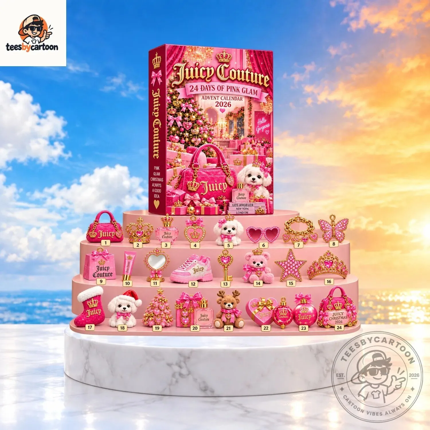 Juicy Couture 24 Days Of Pink Glam Christmas Advent Calendar