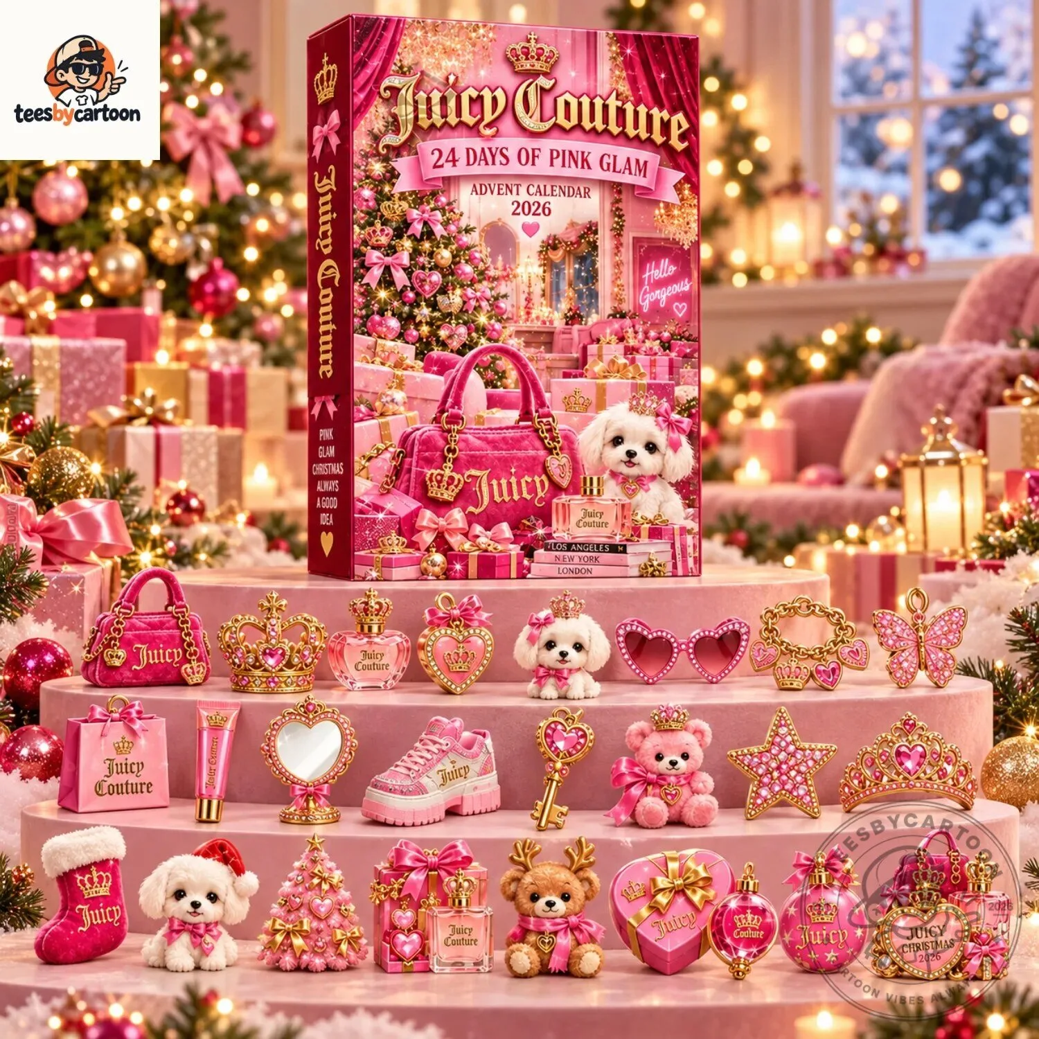 Juicy Couture 24 Days Of Pink Glam Christmas Advent Calendar 3 Juicy Couture 24 Days Of Pink Glam Christmas Advent Calendar