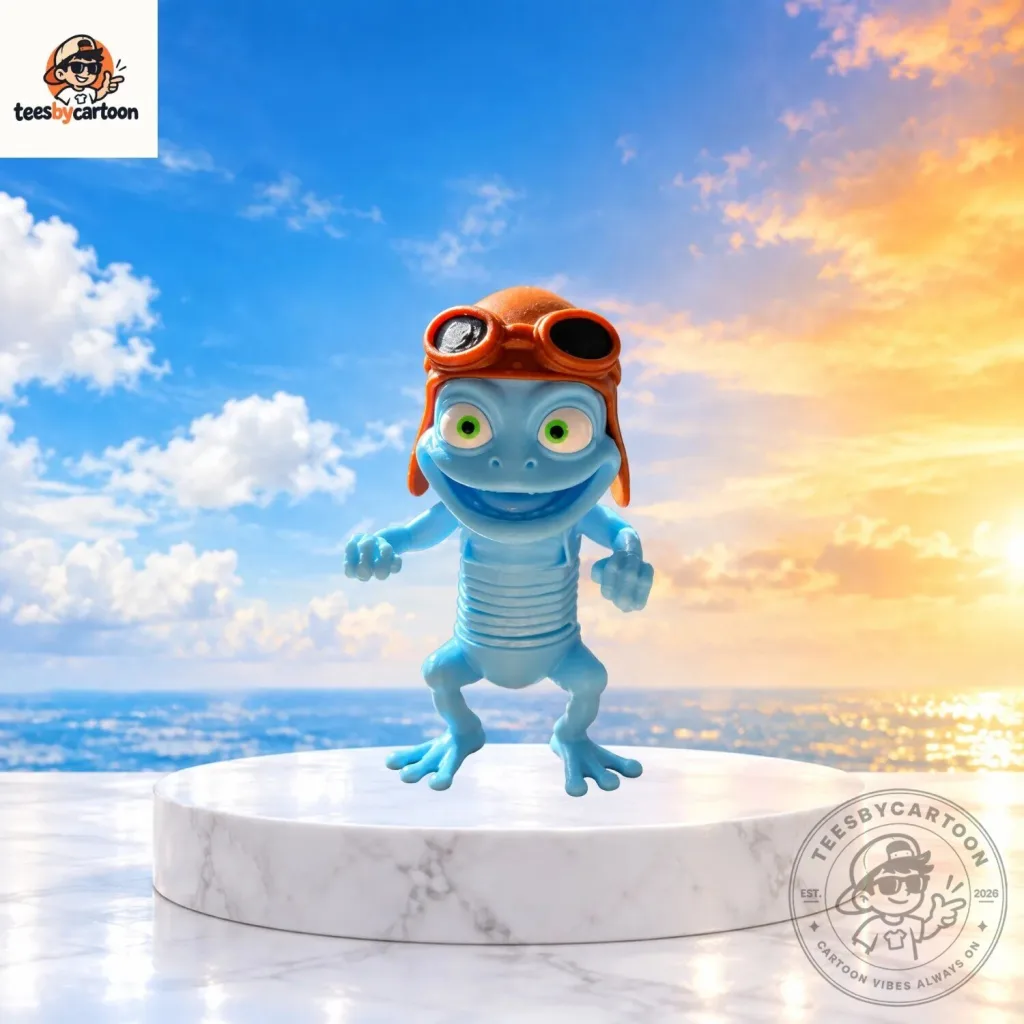 Crazy Frog Blue Slinky Spring Plastic Toy Mini Figure For Motorcycle Handlebar Crazy Frog Blue Slinky Spring Plastic Toy Mini Figure For Motorcycle Handlebar