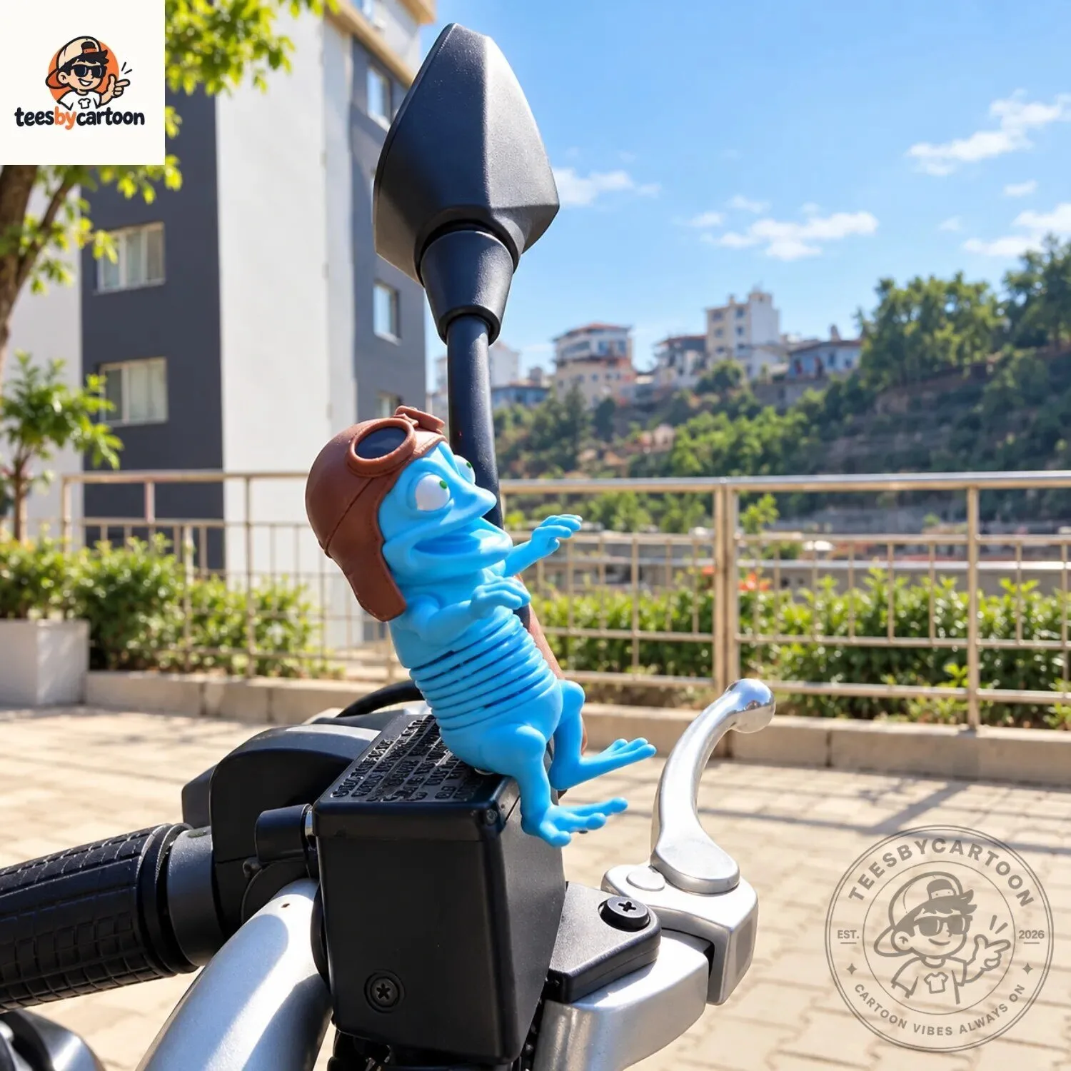Crazy Frog Blue Slinky Spring Plastic Toy Mini Figure For Motorcycle Handlebar 7 Crazy Frog Blue Slinky Spring Plastic Toy Mini Figure For Motorcycle Handlebar