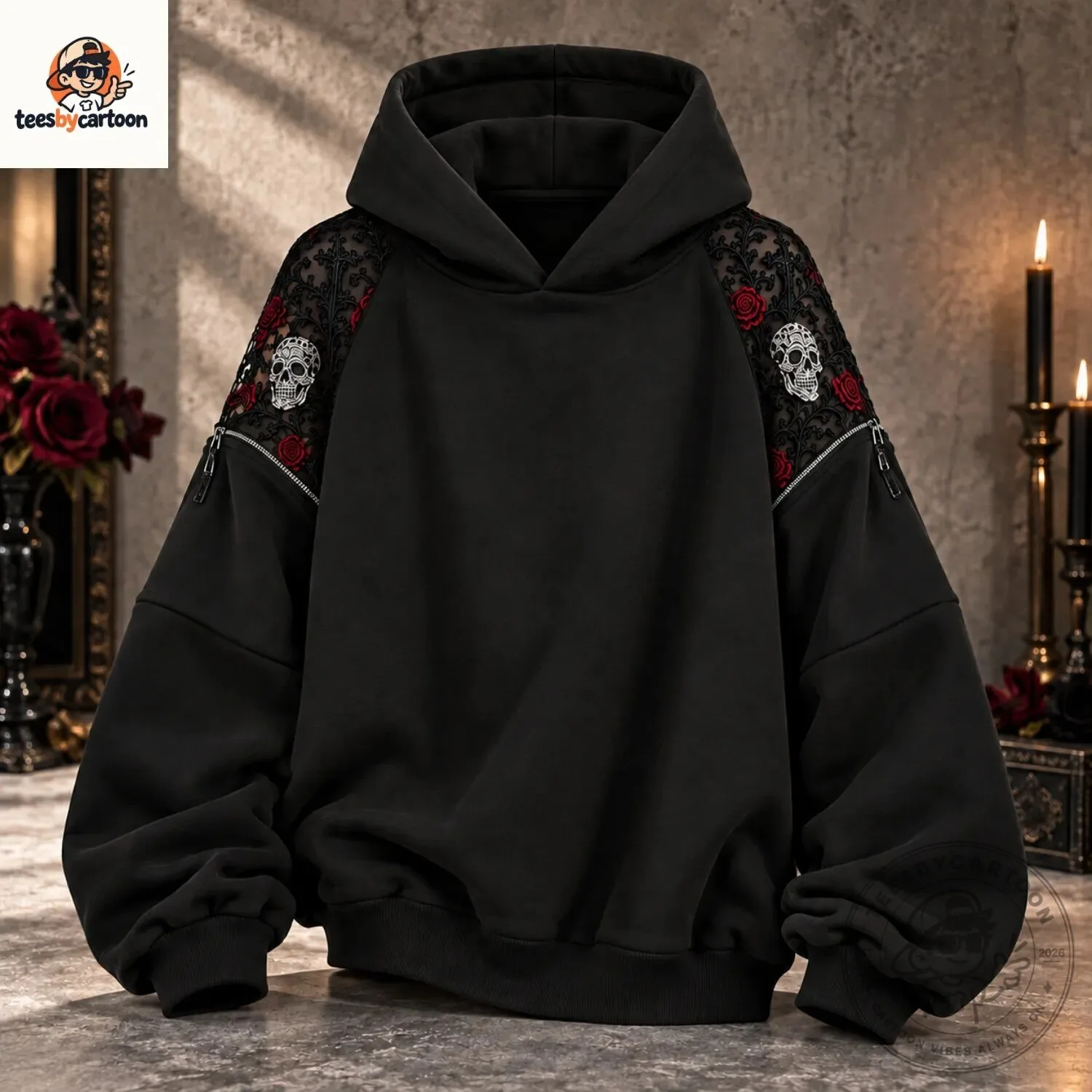 Gothic Cryptweave Reveal Hoodie 5 Gothic Cryptweave Reveal Hoodie