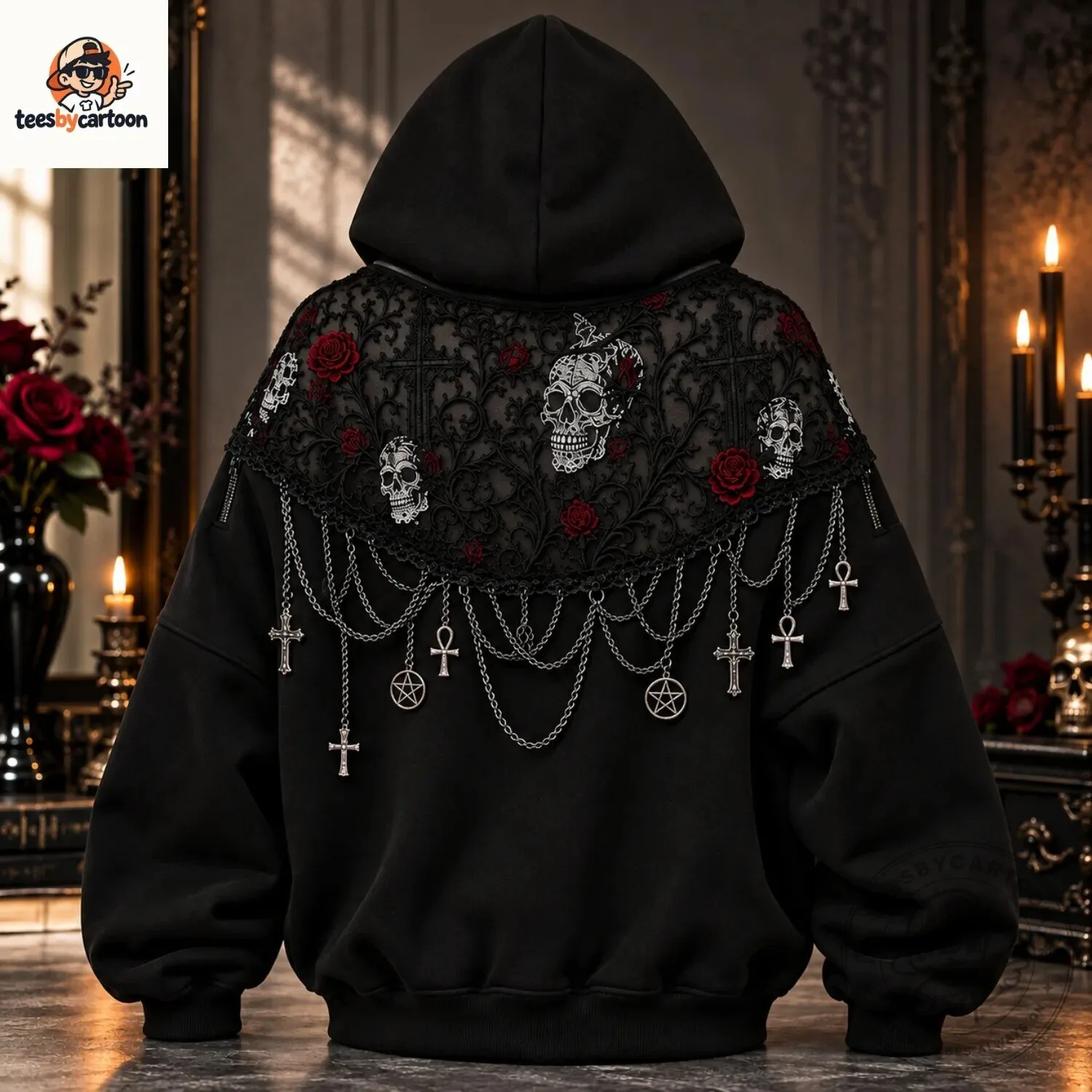 Gothic Cryptweave Reveal Hoodie 6 Gothic Cryptweave Reveal Hoodie