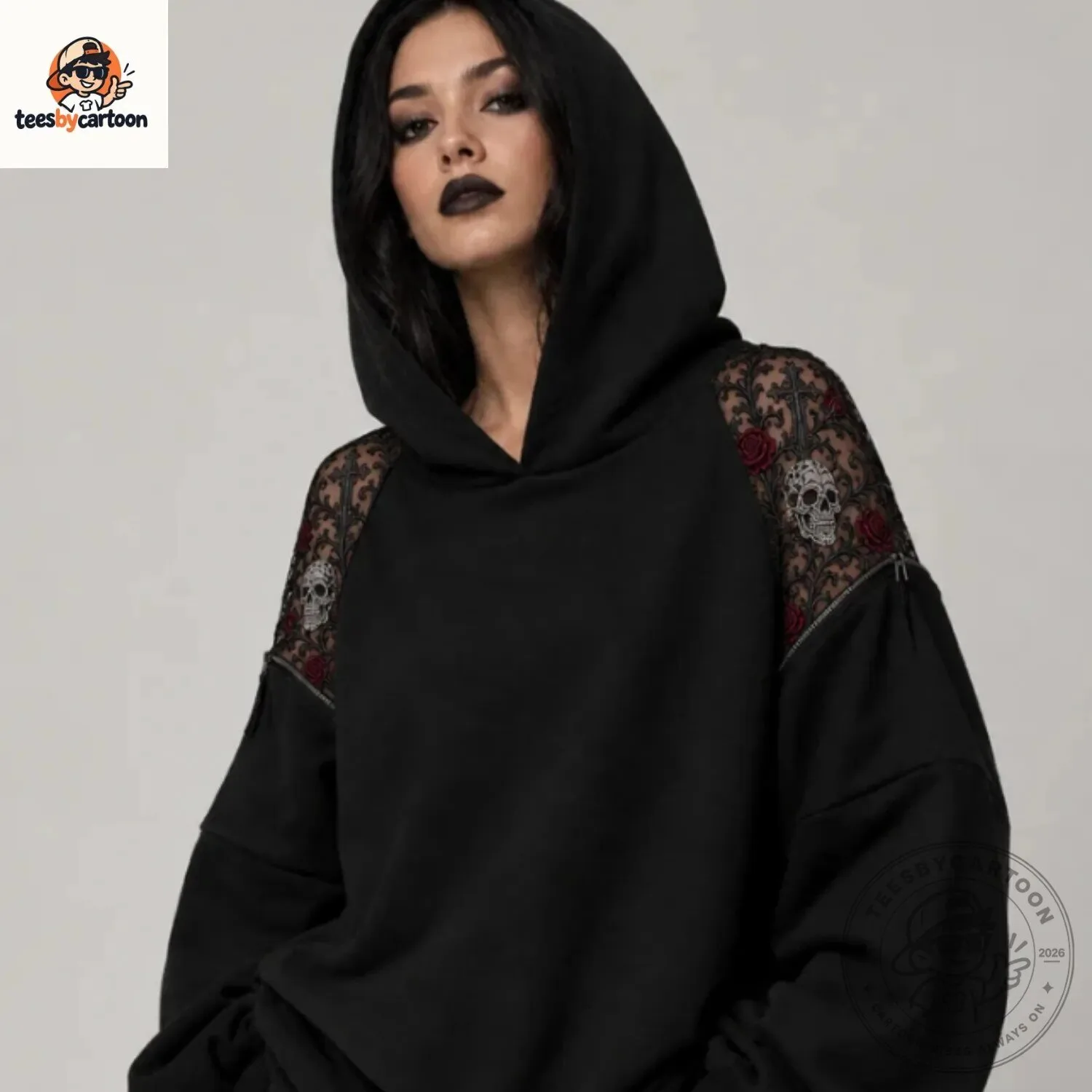 Gothic Cryptweave Reveal Hoodie 7 Gothic Cryptweave Reveal Hoodie