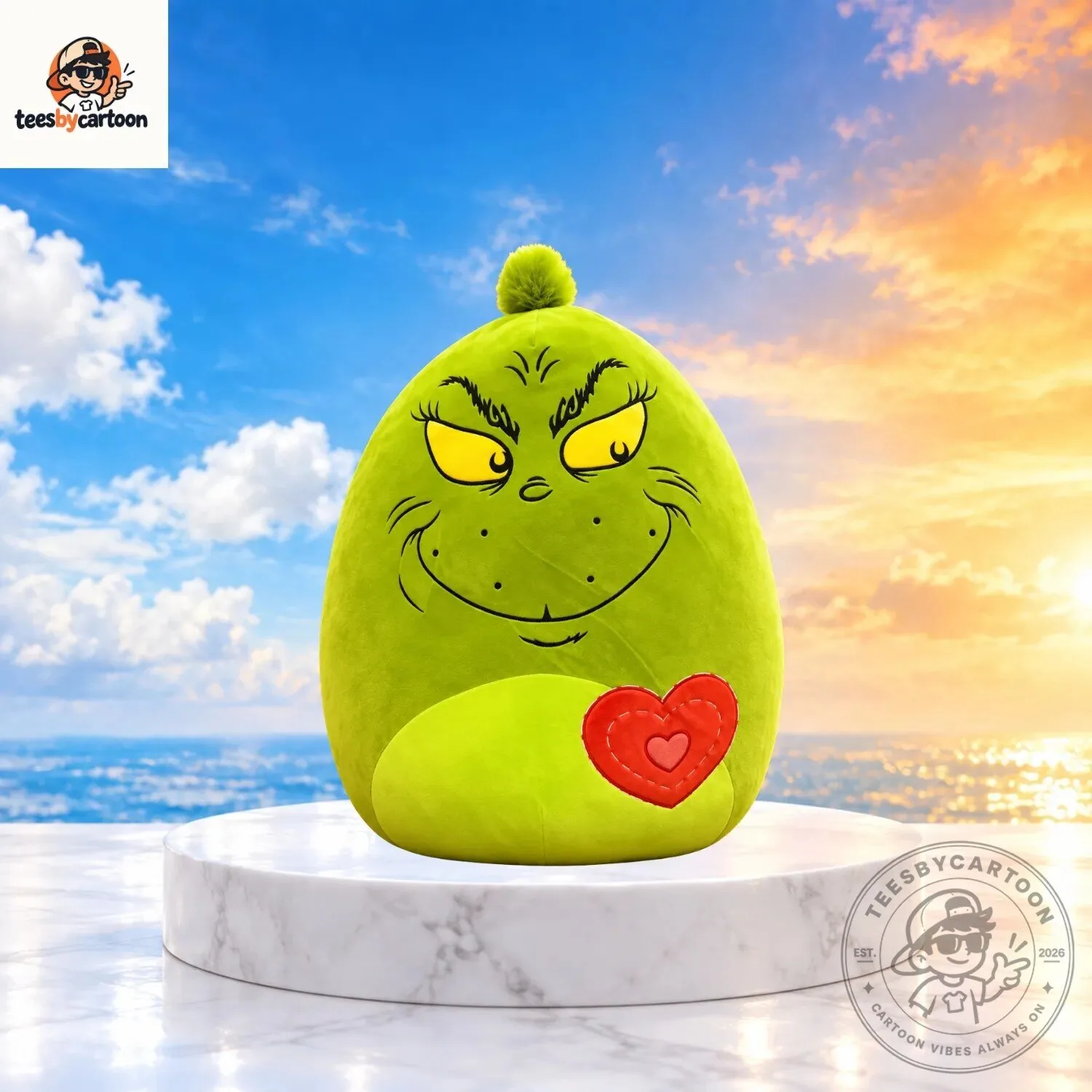 Costco x The Grinch Squishmallows Style Plush Pillow 3 Costco x The Grinch Squishmallows Style Plush Pillow