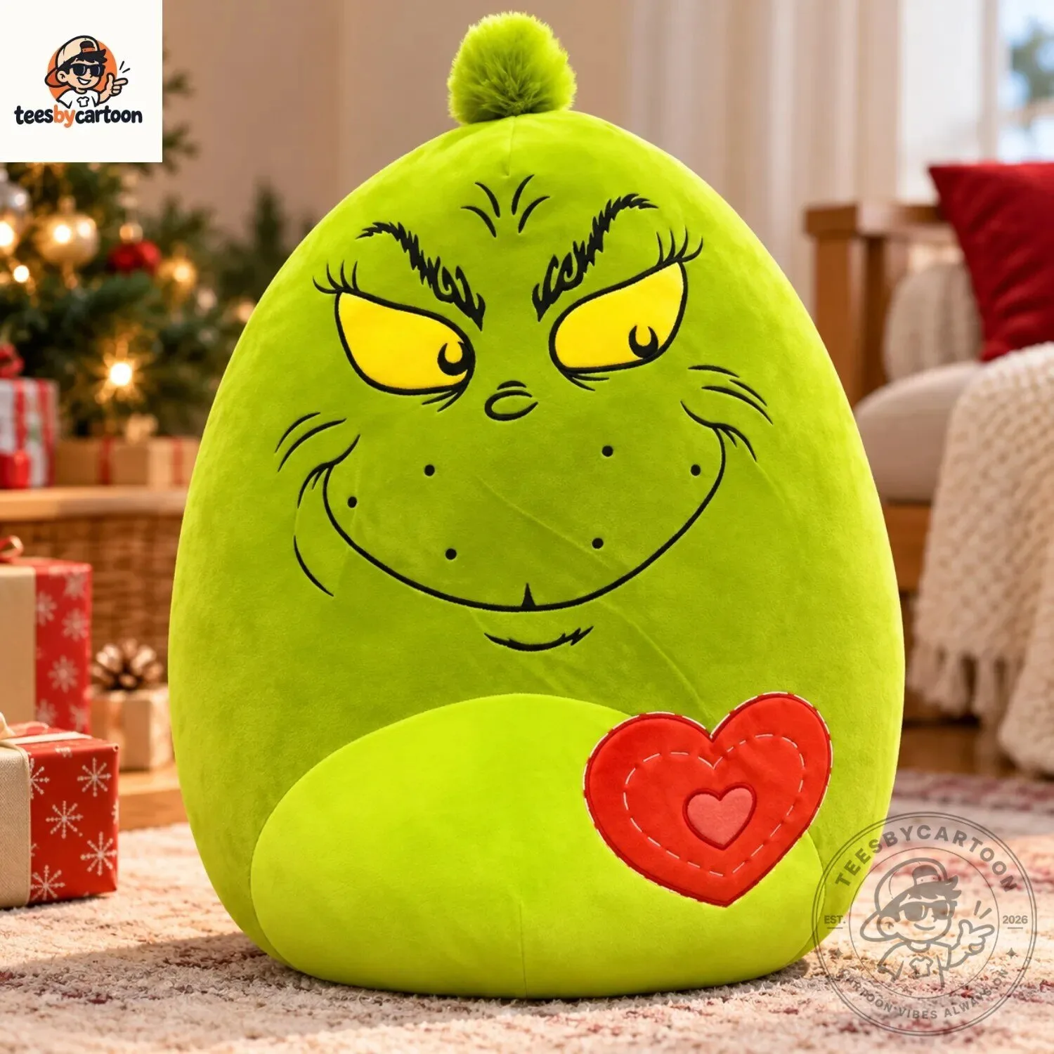 Costco x The Grinch Squishmallows Style Plush Pillow 4 Costco x The Grinch Squishmallows Style Plush Pillow