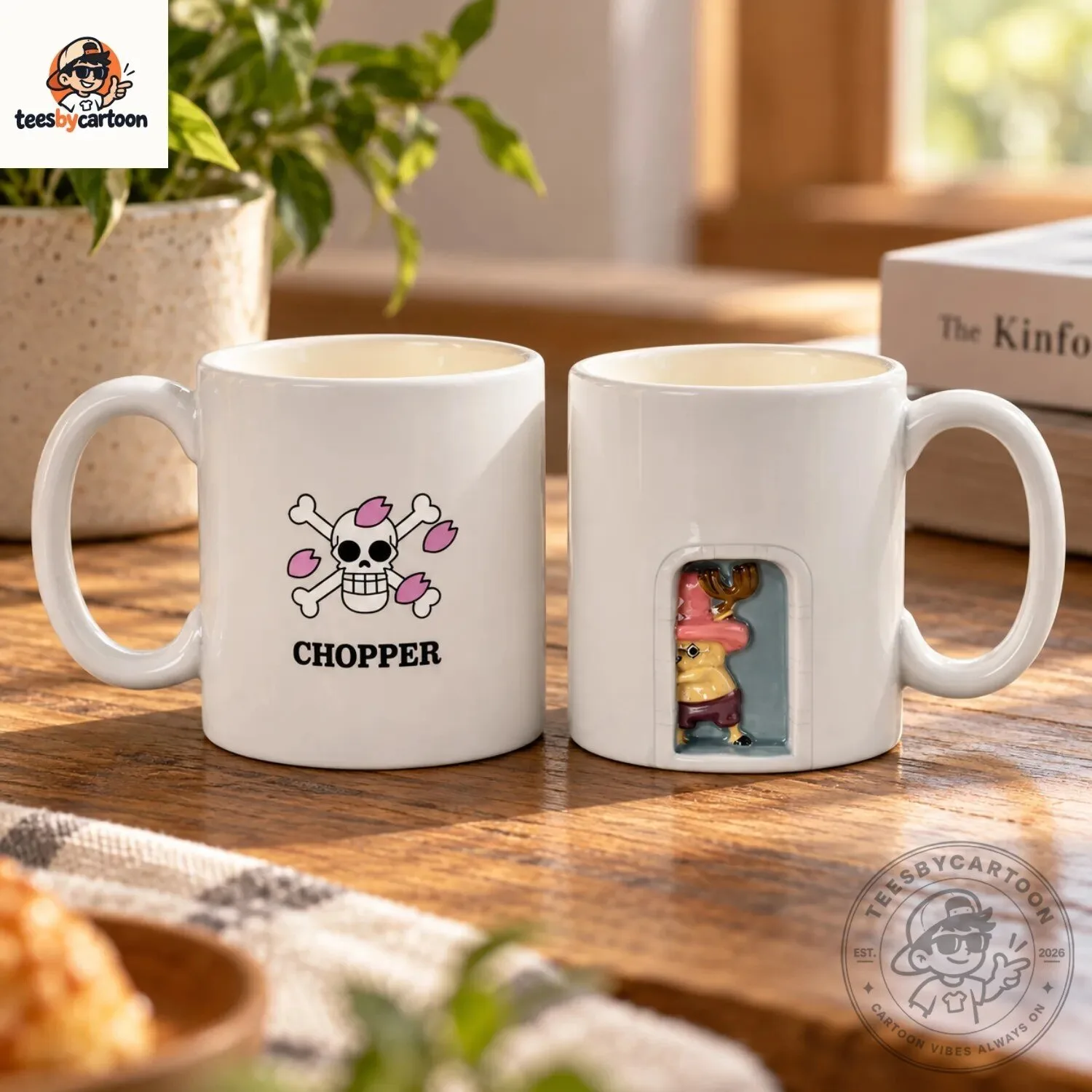 One Piece Tony Tony Chopper 3D Ceramic Mug 3 One Piece Tony Tony Chopper 3D Ceramic Mug