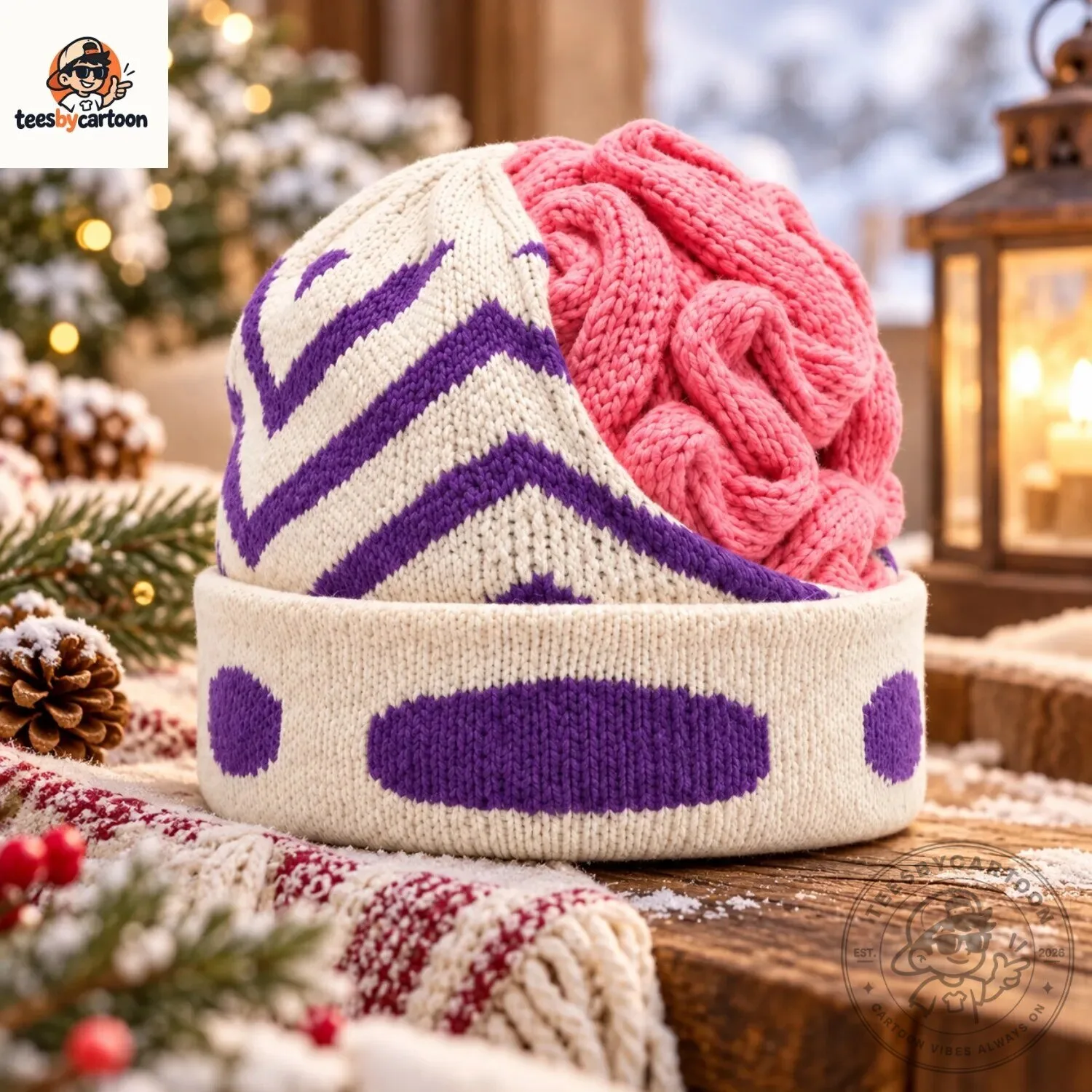 ARKYVE Powerpuff Girls Mojo Jojo Evil Genius Exposed Brain Crochet Beanie Hat 3 ARKYVE Powerpuff Girls Mojo Jojo Evil Genius Exposed Brain Crochet Beanie Hat