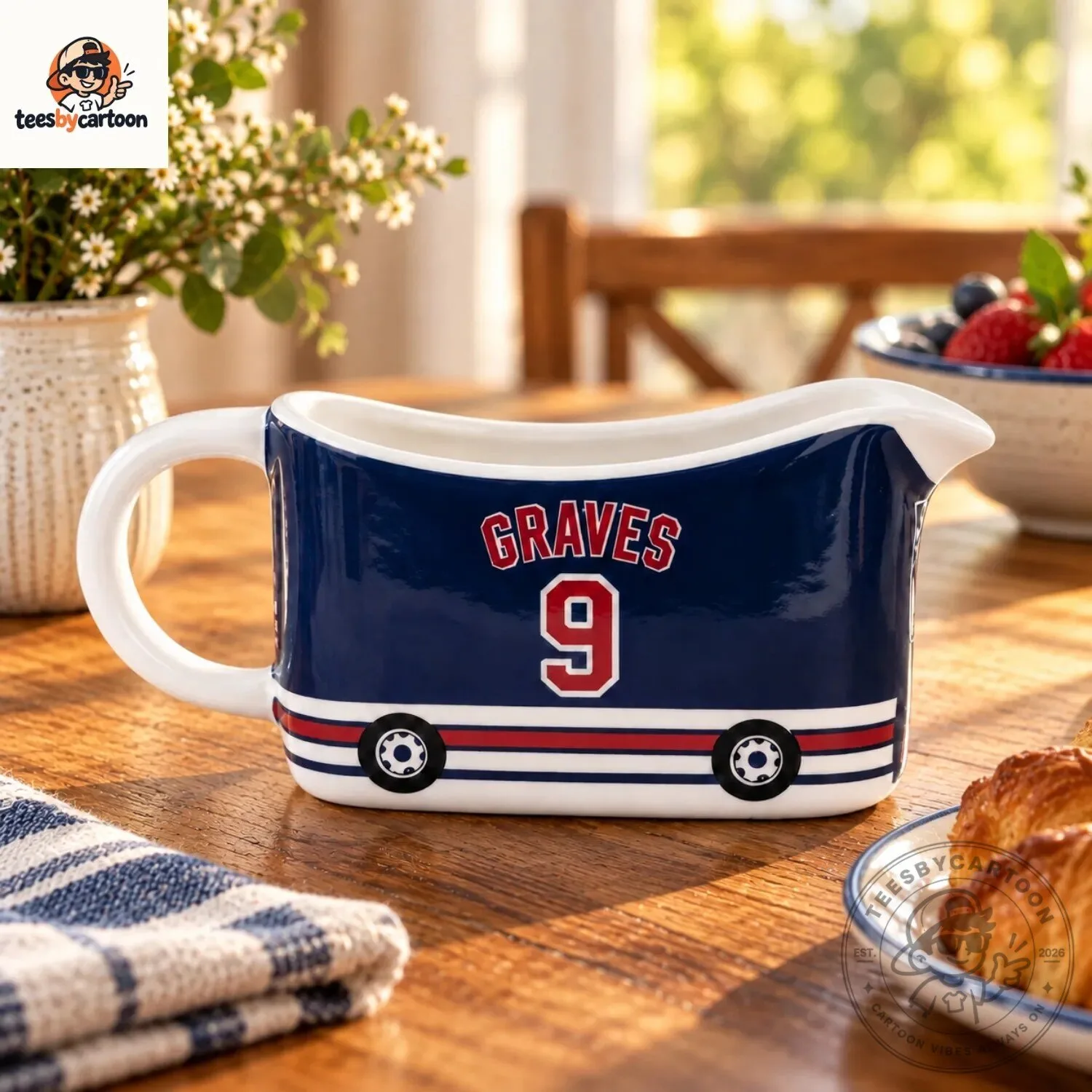 New York Rangers Adam Graves 9 Football Jersey Style Gravy Boat 4 New York Rangers Adam Graves 9 Football Jersey Style Gravy Boat