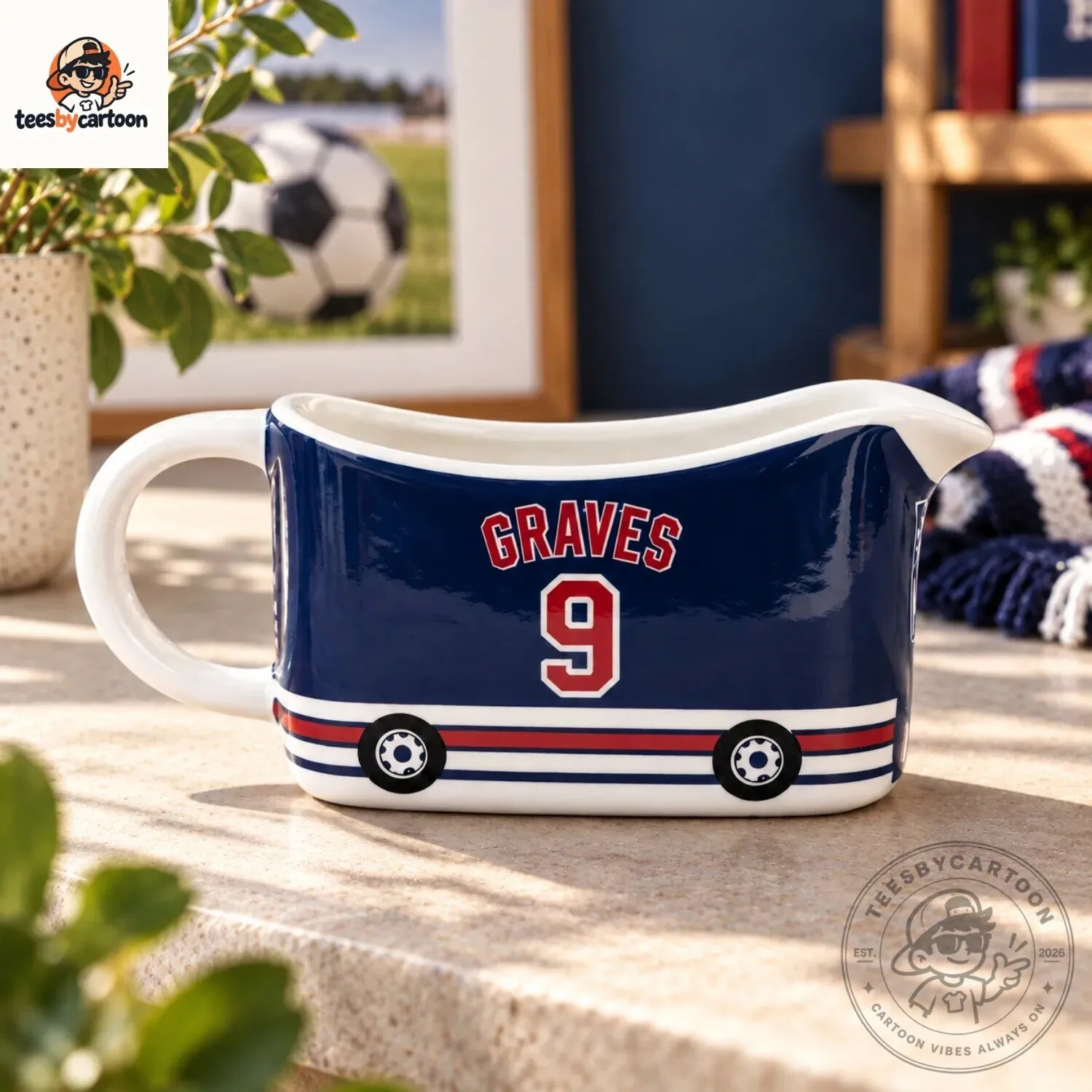 New York Rangers Adam Graves 9 Football Jersey Style Gravy Boat 5 New York Rangers Adam Graves 9 Football Jersey Style Gravy Boat