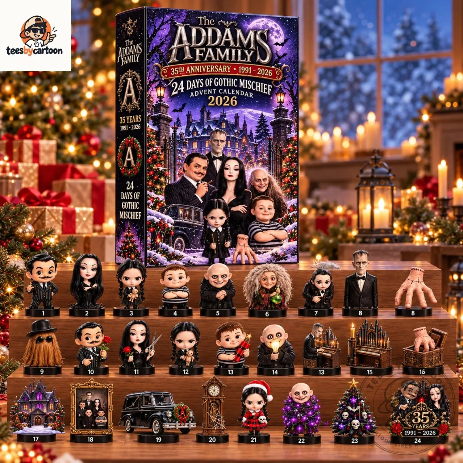 The Addams Family 35th Anniversary Advent Calendar 2026 3 The Addams Family 35th Anniversary Advent Calendar 2026