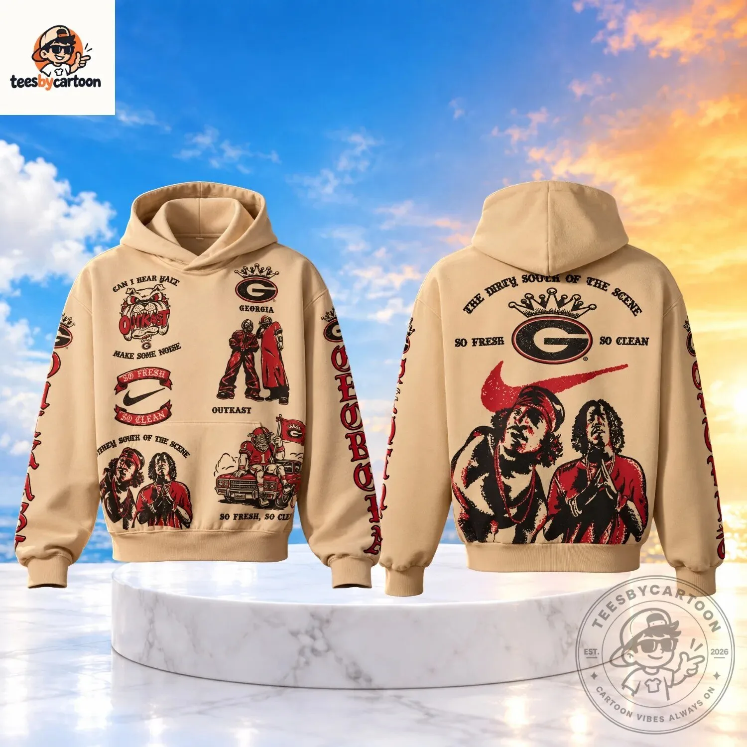 Nike x Class Trip x UGA x Outkast Senior Heavyweight Graphic Hoodie 5 Nike x Class Trip x UGA x Outkast Senior Heavyweight Graphic Hoodie