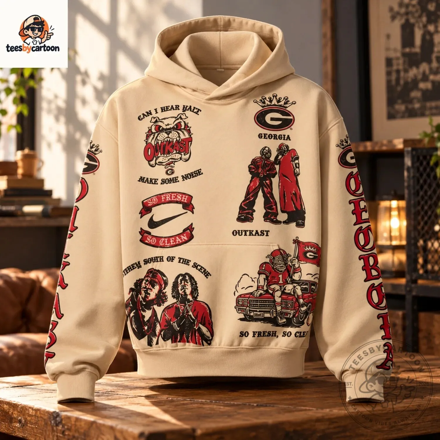 Nike x Class Trip x UGA x Outkast Senior Heavyweight Graphic Hoodie 6 Nike x Class Trip x UGA x Outkast Senior Heavyweight Graphic Hoodie