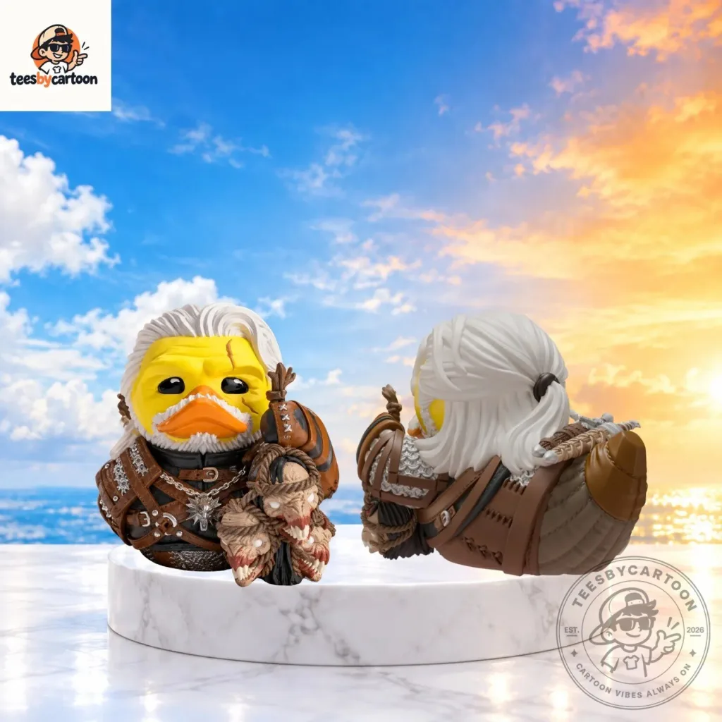 The Witcher Geralt of Rivia Cosplaying Duck The Witcher Geralt of Rivia Cosplaying Duck
