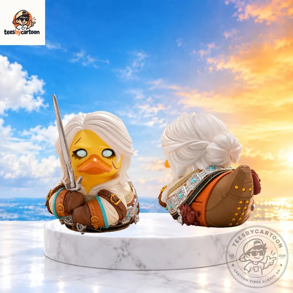 The Witcher Ciri Cosplaying Duck Tubbz Collectible Rubber Duck The Witcher Ciri Cosplaying Duck Tubbz Collectible Rubber Duck