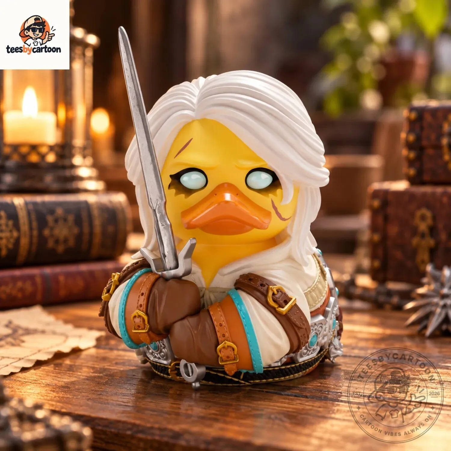 The Witcher Ciri Cosplaying Duck Tubbz Collectible Rubber Duck 5 The Witcher Ciri Cosplaying Duck Tubbz Collectible Rubber Duck